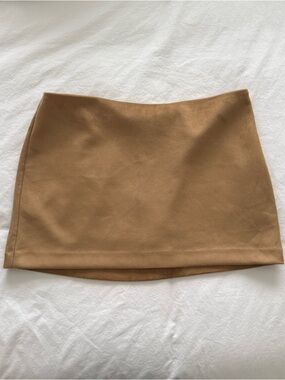 Abercrombie & Fitch Scarlett Suede Mini Skirt